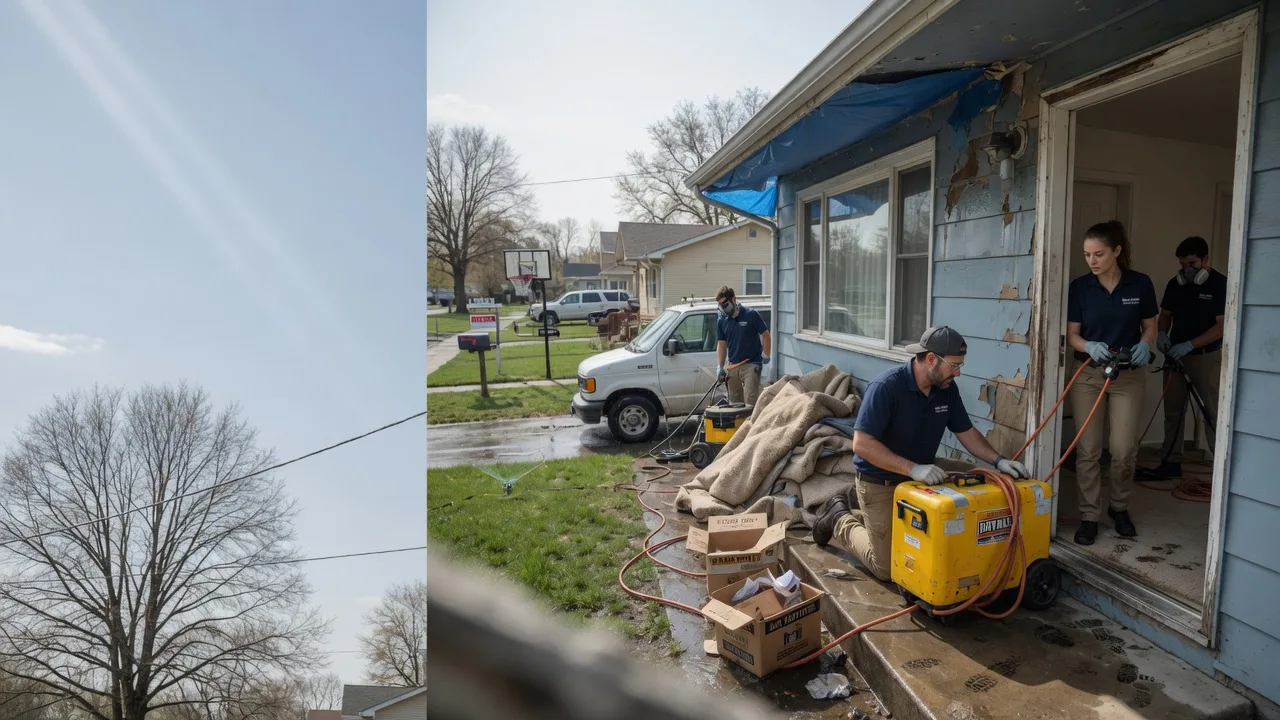 Basement Flood Cleanup in Villanueva, NM near me